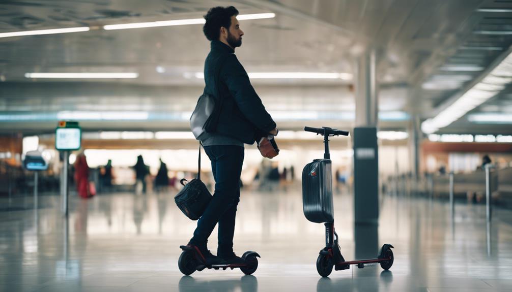 transporting a scooter safely